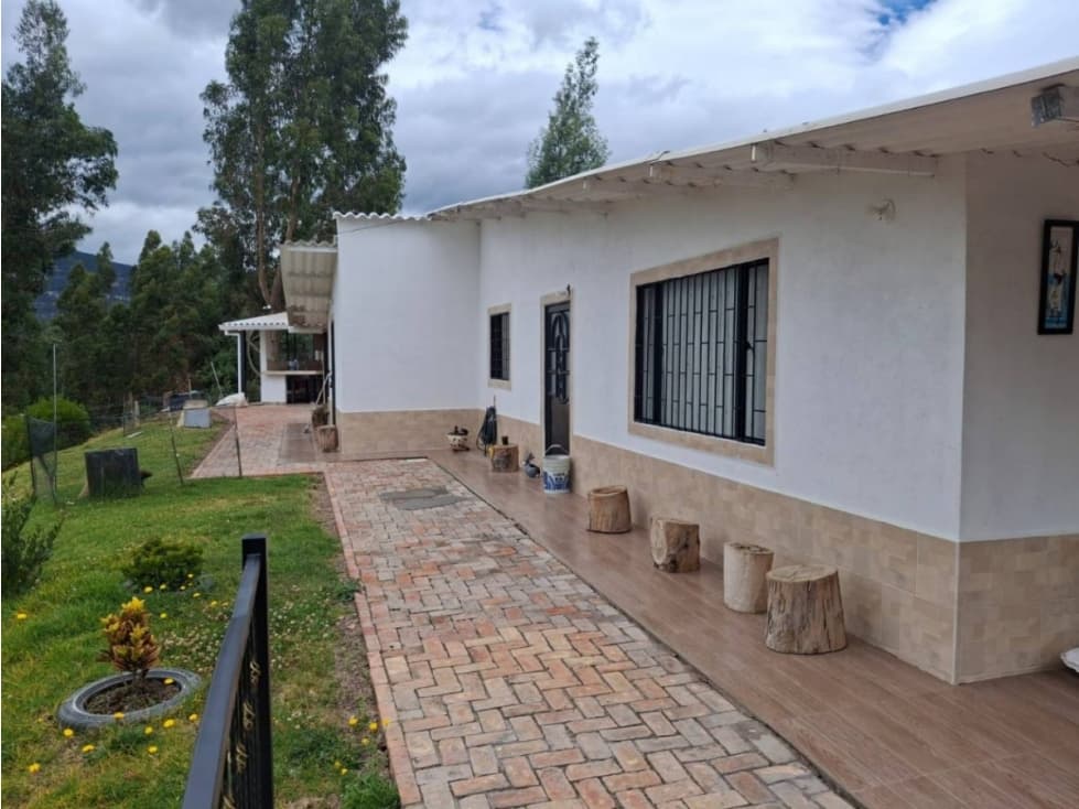 VENTA HERMOSA CASA EN SIMIJACA, BOYACA - 1