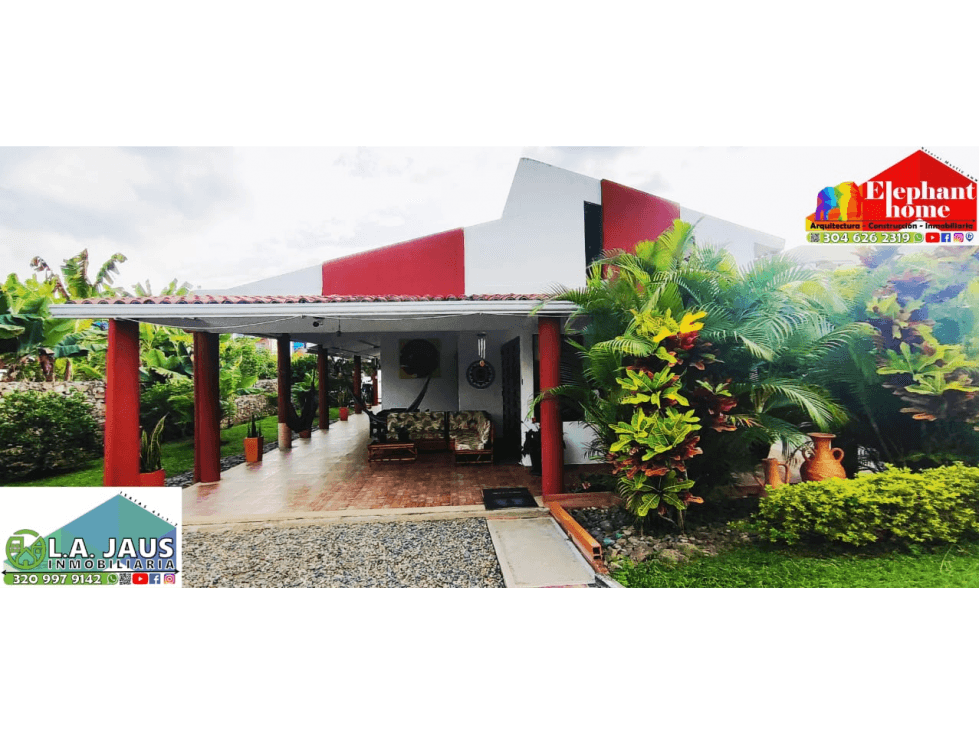 CASA CAMPESTRE URBANA DE 748 M2 EN 799 MILL EN LA MESA CUND - 1
