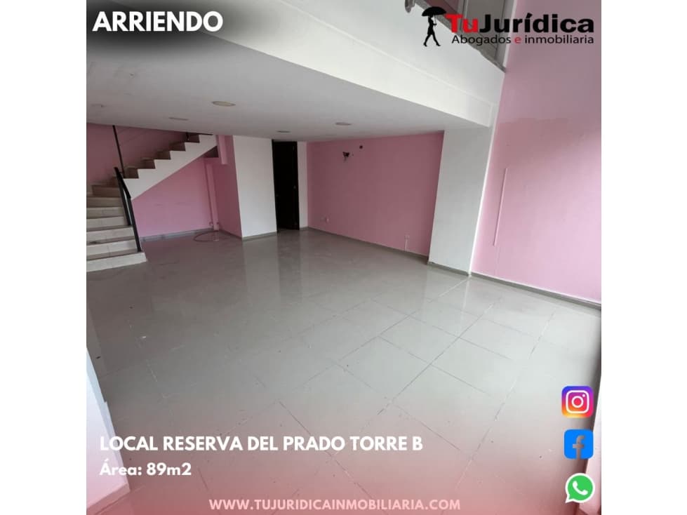 SE ARRIENDA LOCAL COMERCIAL COND. RESERVA DEL PRADO - ORIENTE NEIVA - 1