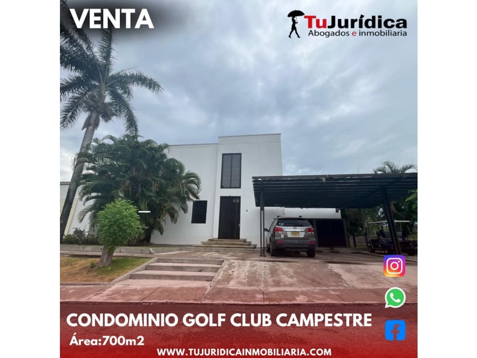 SE VENDE CASA CAMPESTRE EN RIVERA (H) COND. GOLF CLUB CAMPESTRE - 1