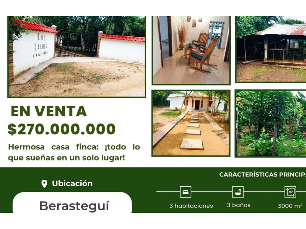 SE VENDE CASA FINCA EN BERASTEGUI - 1