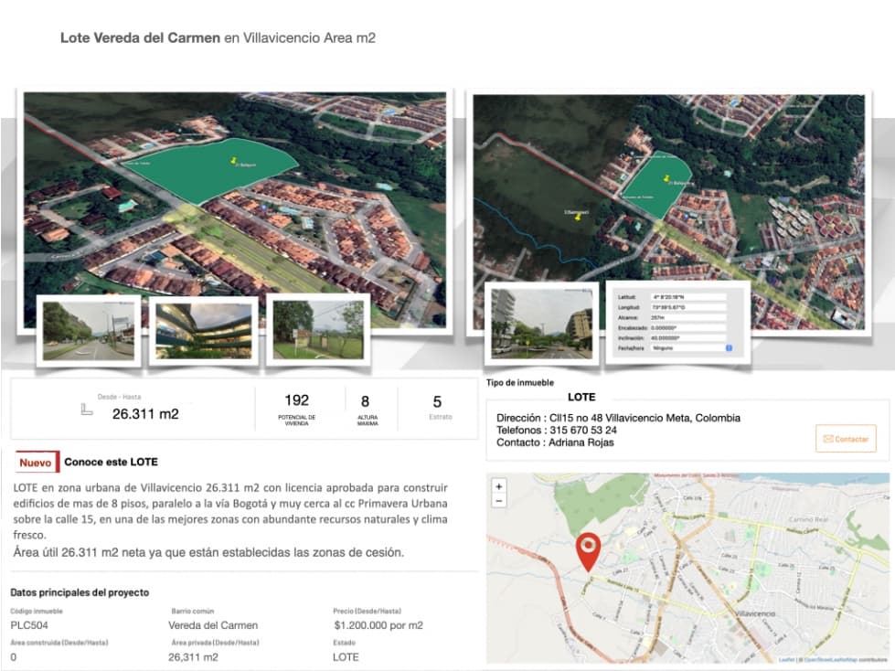 Lote Sansouci Entre Balcones y Quintas De Sansouci Villavicencio - 1
