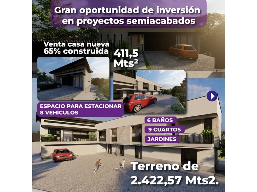 CASA LOTE VENTA EN ALCALA- VALLE- VEREDA LA UNION - 1