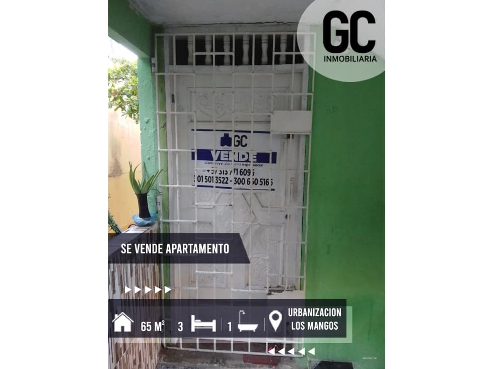 Se vende apartamento - Urbanización los Mangos - 1