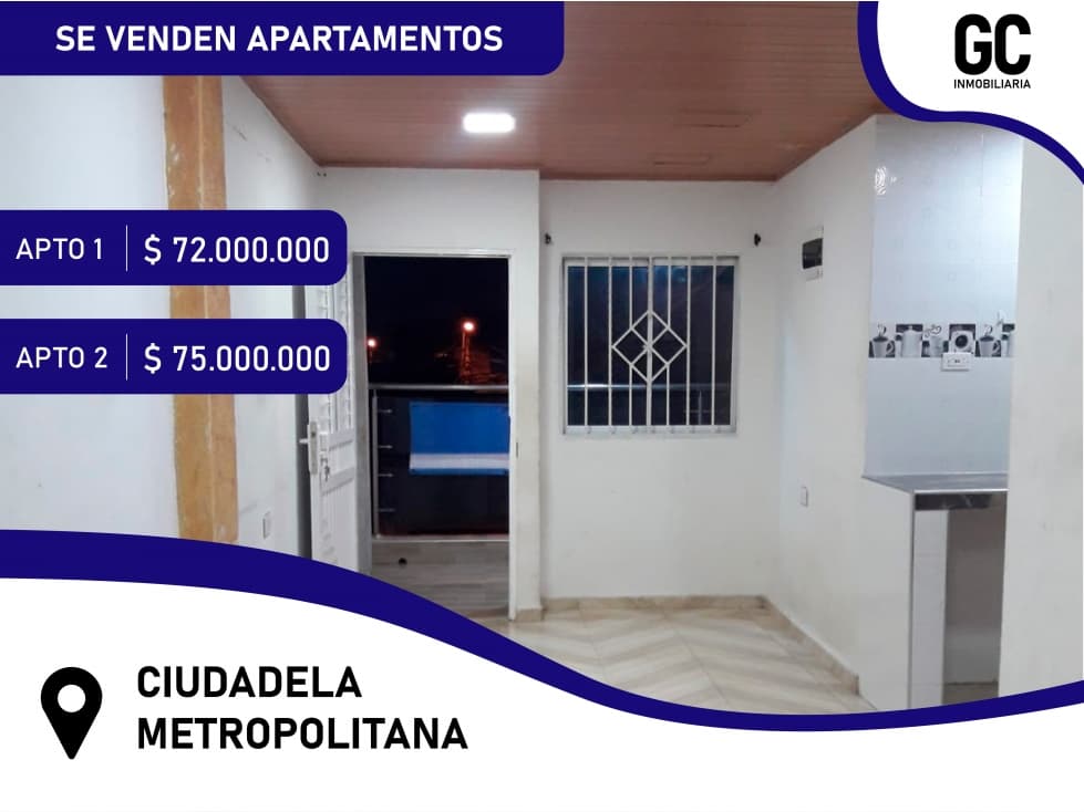 Se venden apartamentos en el barrio Ciudadela Metropolitana. - 1