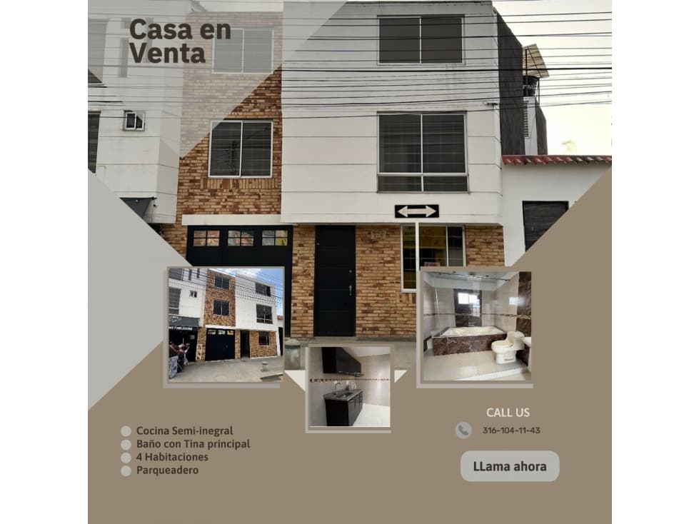 CASA EN VENTA SIBATE/ VILLAS SANTA ANA - 1