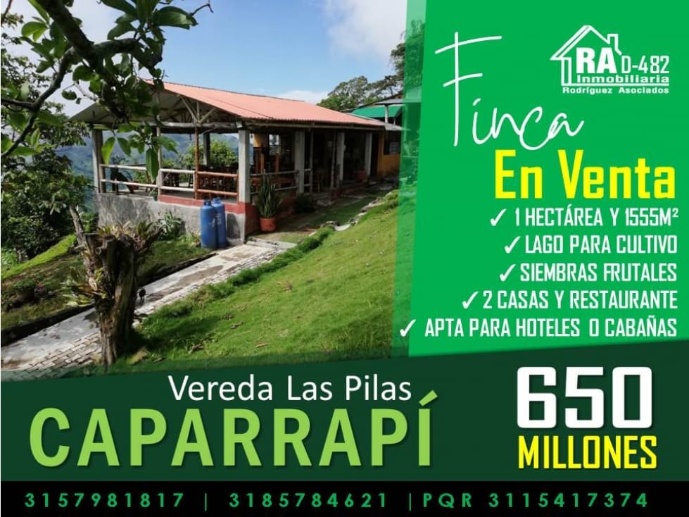 Finca en Vender en Caparrapí - 1