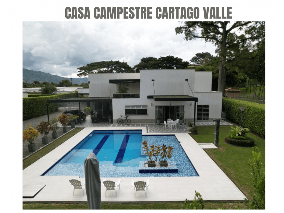 CASA CAMPESTRE EN CONDOMINIO EN CARTAGO VALLE 96 54 0 - 1