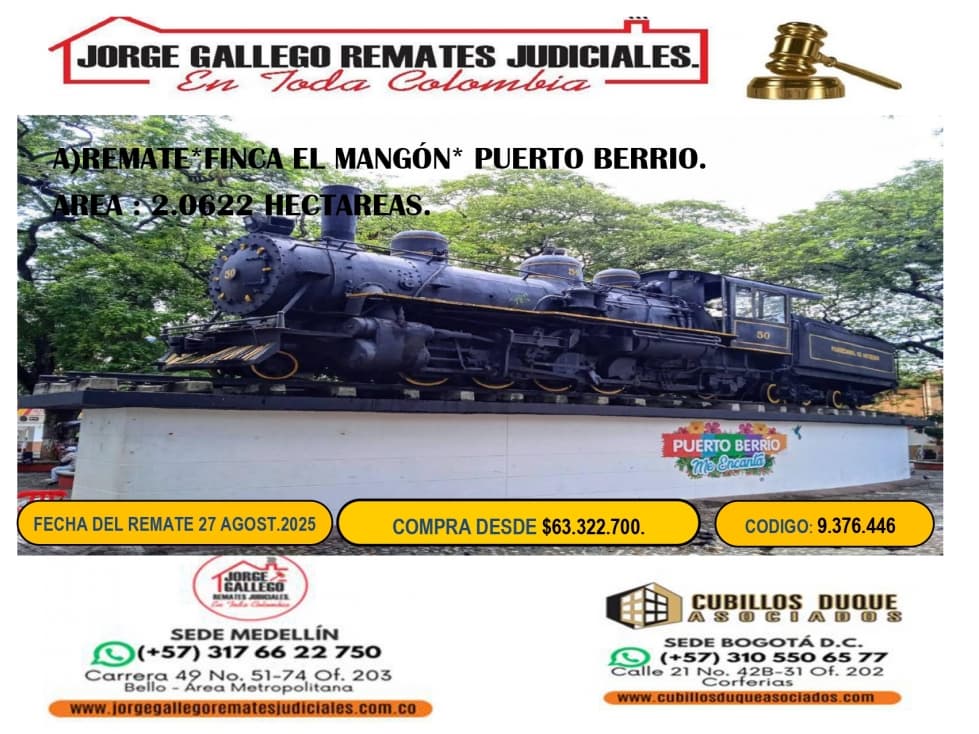 REMATE*FENCA EL MANGÓN* PERTO BERRIO - 1