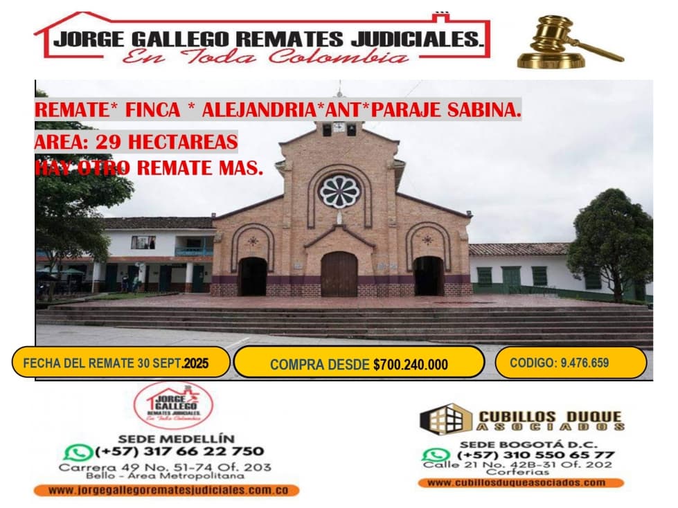 REMATE * FINCA* ALEJANDRIA PARAJE SABINO. - 1