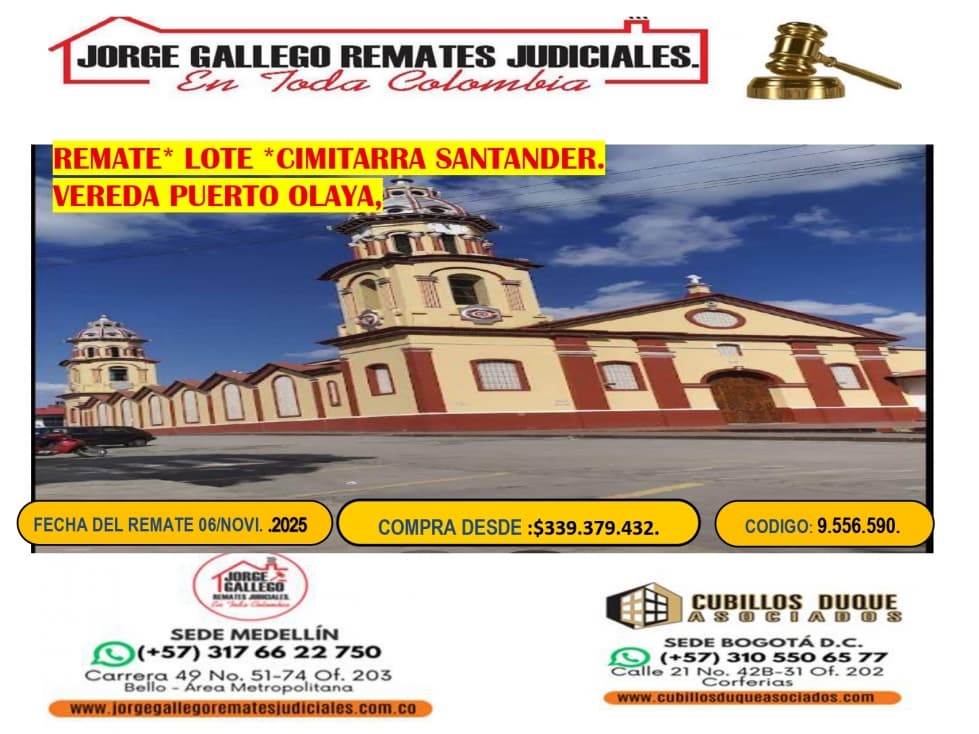 REMATE *FINCA*CIMITARRA SANTANDER VEREDA EL COCUY. - 1