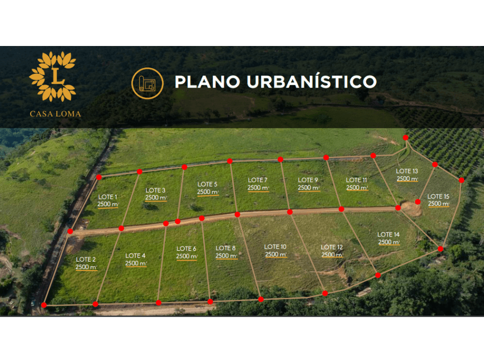 PARCELAS DE 2.500 M2 EN Conjunto Cerrado - Socorro Sder. - 1