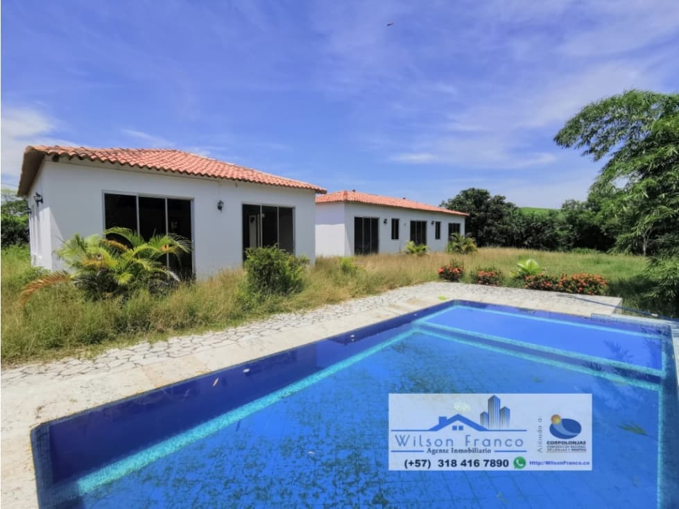 Casa Tipo Campestre, Con Piscina, Condominio La Hacienda, Turbaco - 1