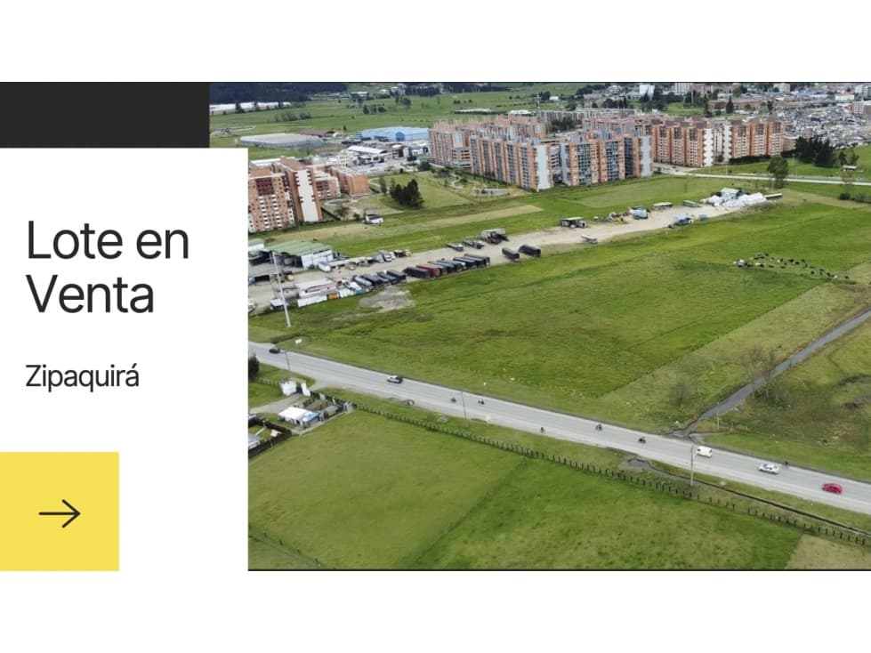 Venta Lote Industrial y comercial Zipaquira - 1