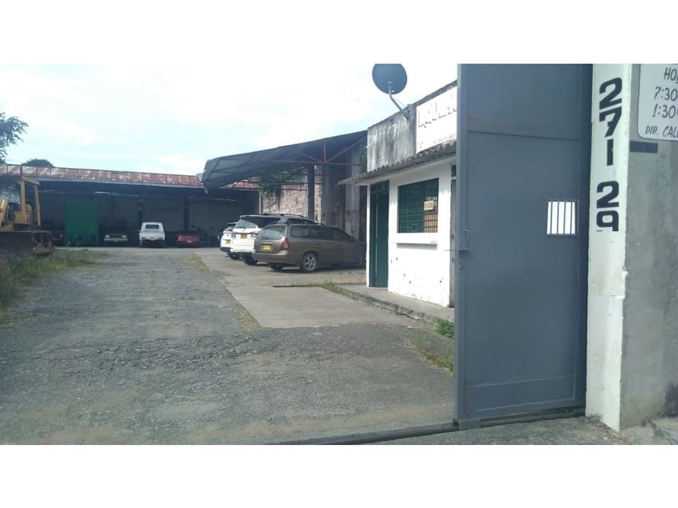 Vendo lote comercial con parqueaderos y oficina en el Centro, Zarzal - 1