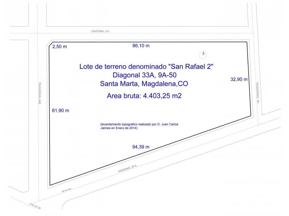 VENTA LOTE SANTA MARTA - 1