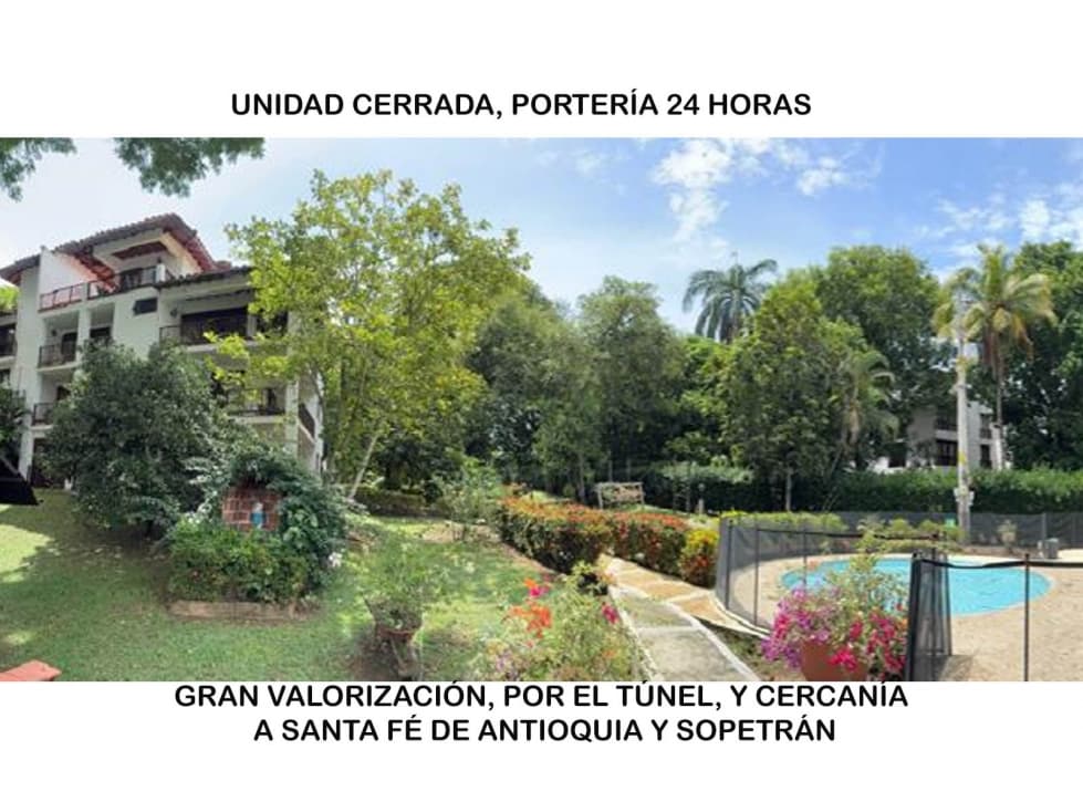 Venta apartamento Sopetrán san Jerónimo santa fe Antioquia portería - 1