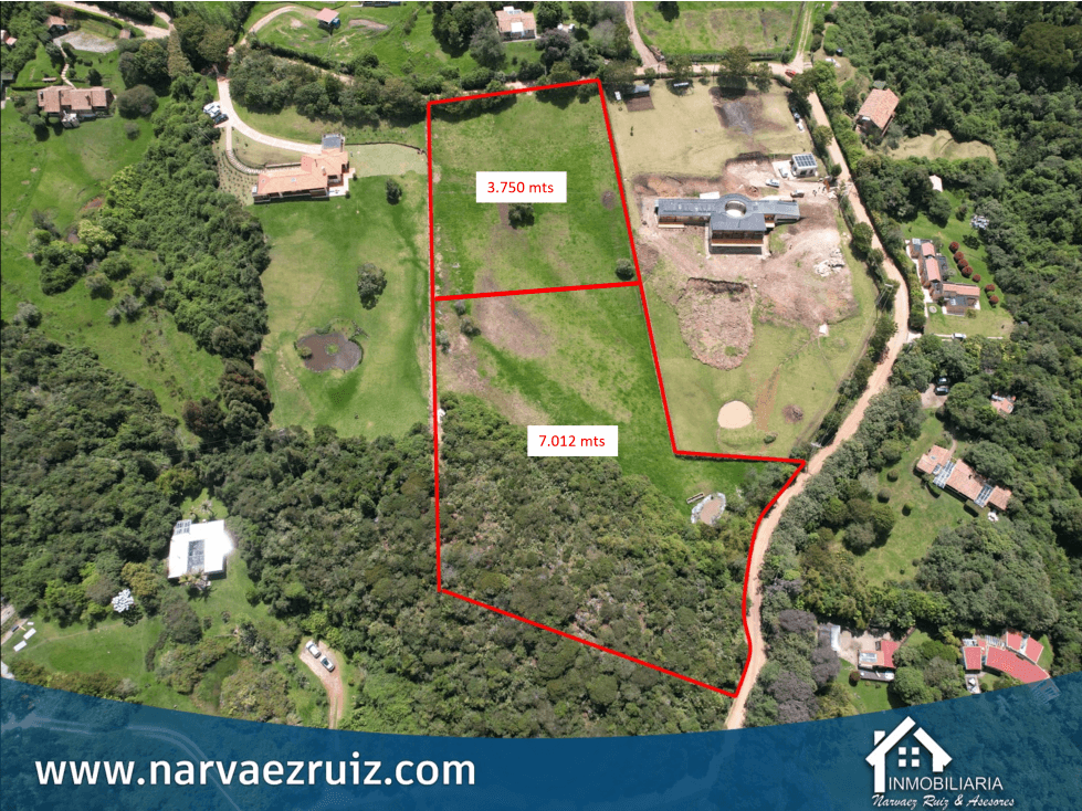 Vendo Lote de 3.750mts en Tabio Rio Frio Oriental - 1