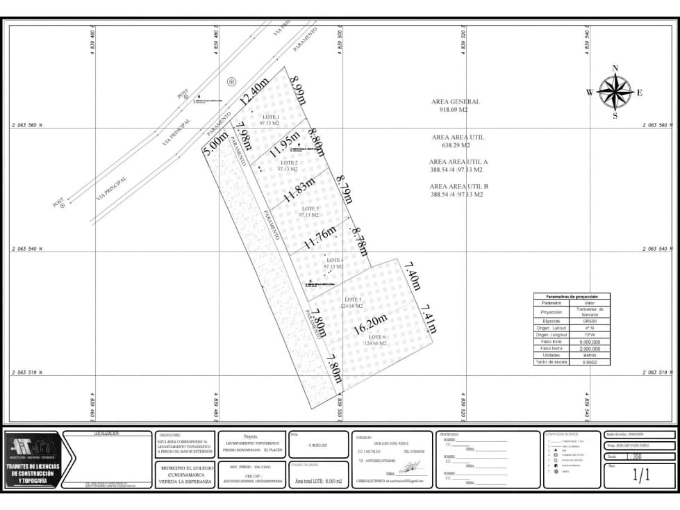 Venta lote en Mesitas 97.30 M2 - 1