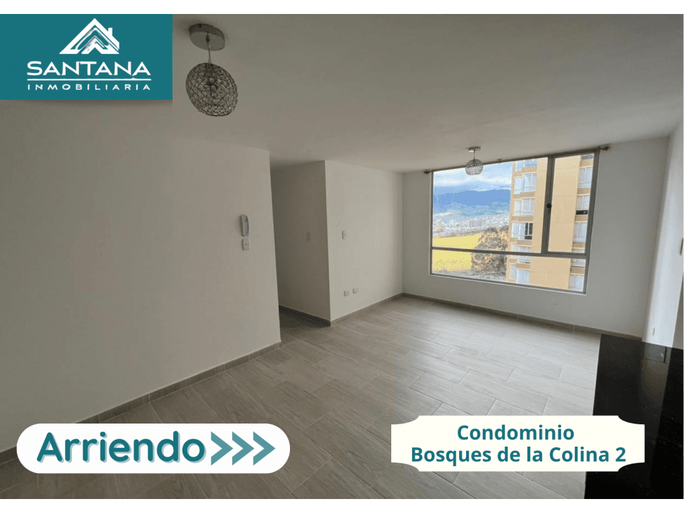 ARRIENDO APARTAMENTO BOSQUES DE LA COLINA 2 - 1