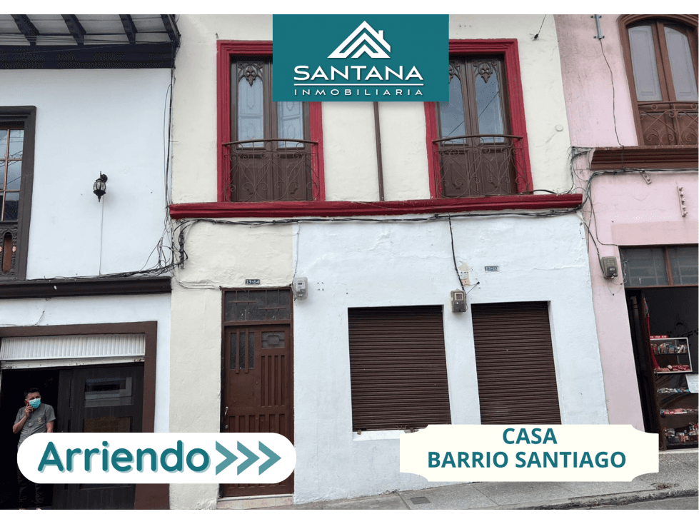 arriendo casa sector santiago - 1