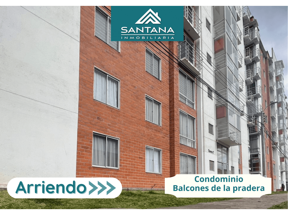 ARRIENDO APARTAMENTO CONDOMINIO BALCONES DE LA PRADERA - 1