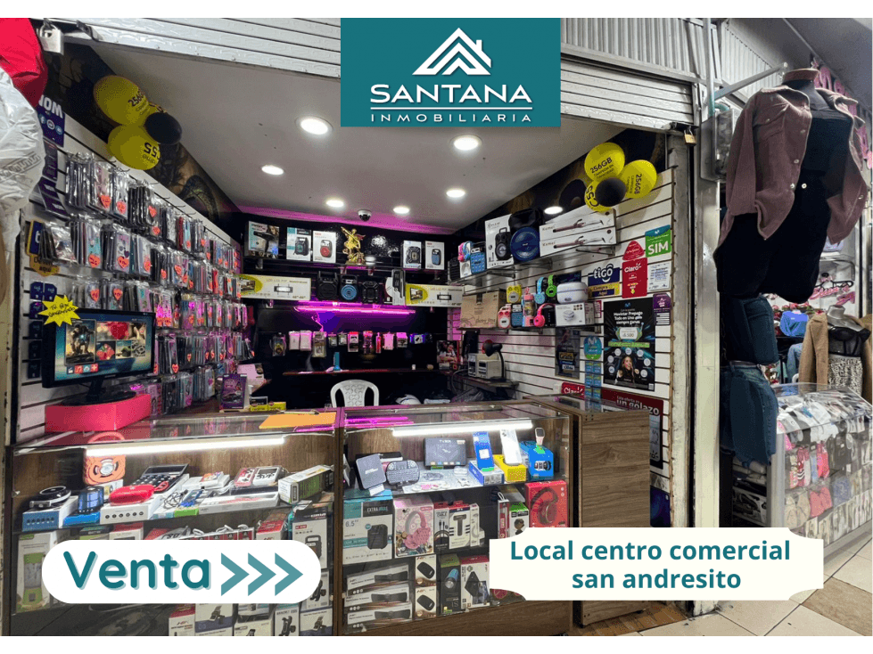 vendo local centro comercial san andresito - 1