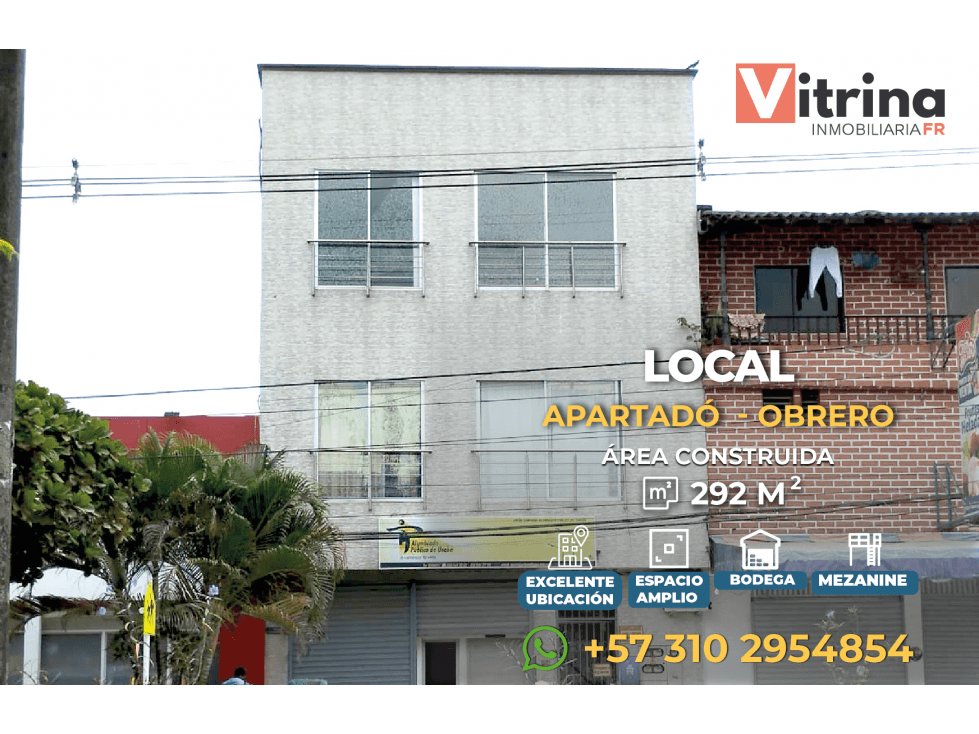 Vitrina Inmobiliaria vende Local en Antioquia - Apartadó - 1
