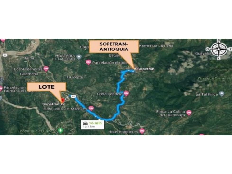 Lote el Guayabo Sopetran - 1