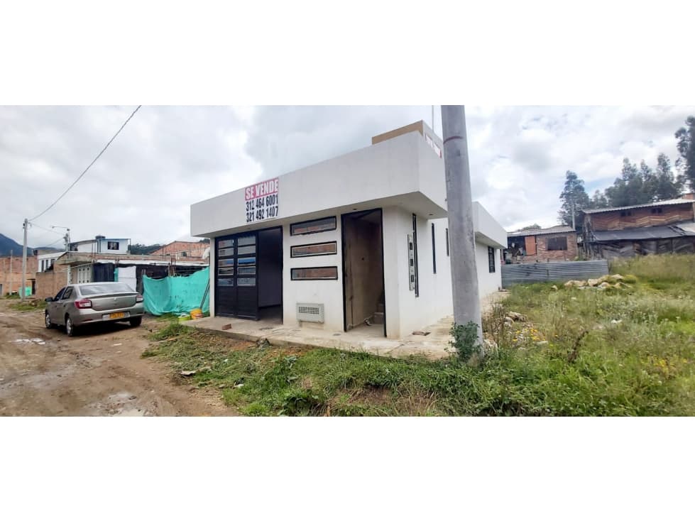 VENDO HERMOSA CASA  6.30x14 RECIEN CONSTRUIDA EN SIMIJACA CUNDINAMARCA - 1