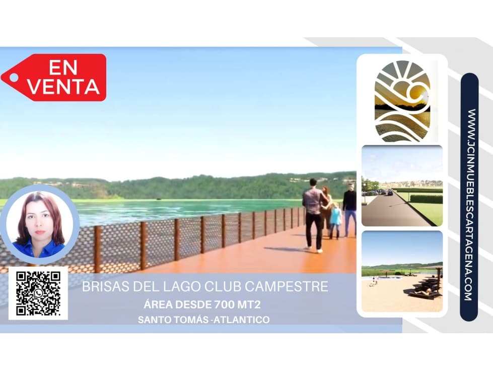 VENDEMOS LOTES CAMPESTRES EN BRISAS DEL LAGO CLUB EN SANTO TOMAS - 1