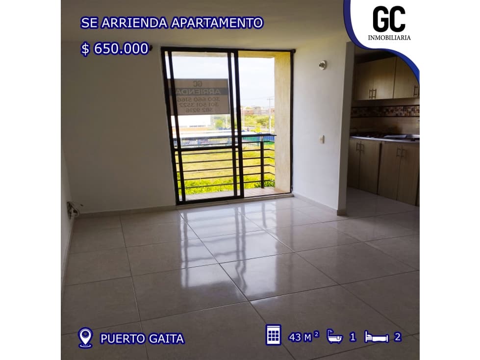 Se arrienda Apartamento / Puerto Gaita, Soledad - 1