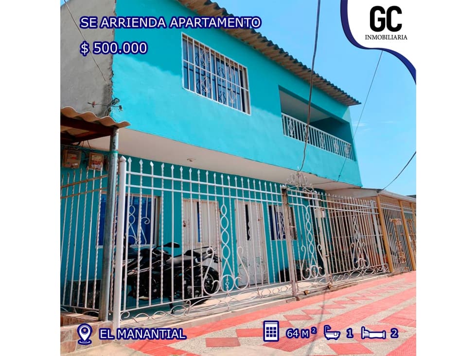 Se arrienda Apartamento / El Manantial, Soledad - 1