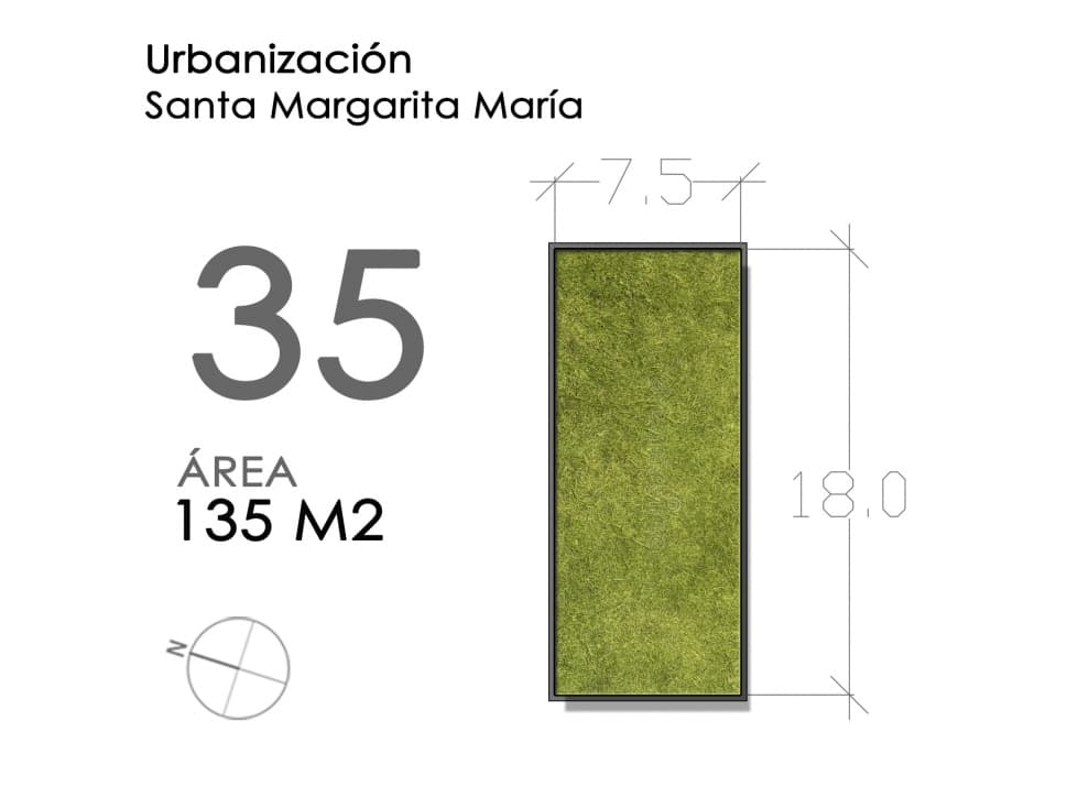 (LOTE #35) URBANIZACIÓN SANTA MARGARITA MARÍA - 1