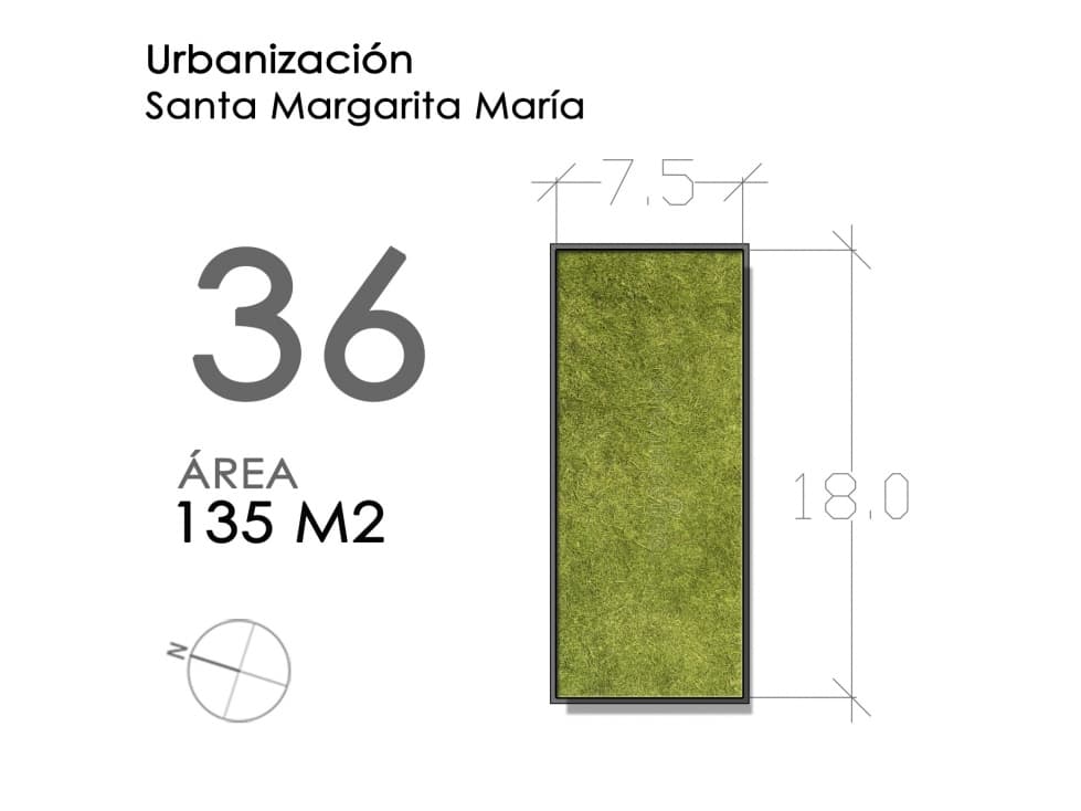 (LOTE #36) URBANIZACIÓN SANTA MARGARITA MARÍA - 1