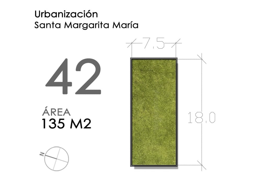 (LOTE #42) URBANIZACIÓN SANTA MARGARITA MARÍA - 1