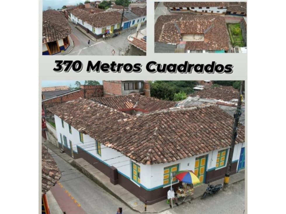 HERMOSA CASA ESQUINERA EN TAMESIS ANTIOQUIA CERCA AL PARQUE 370 MTS - 1