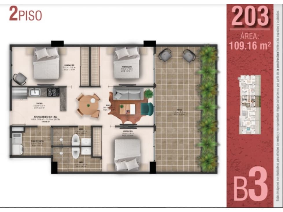 Apartamento en Venta en San Pedro de Los Milagros - 1