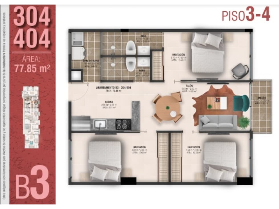 Apartamento en Venta en San Pedro de Los Milagros - 1