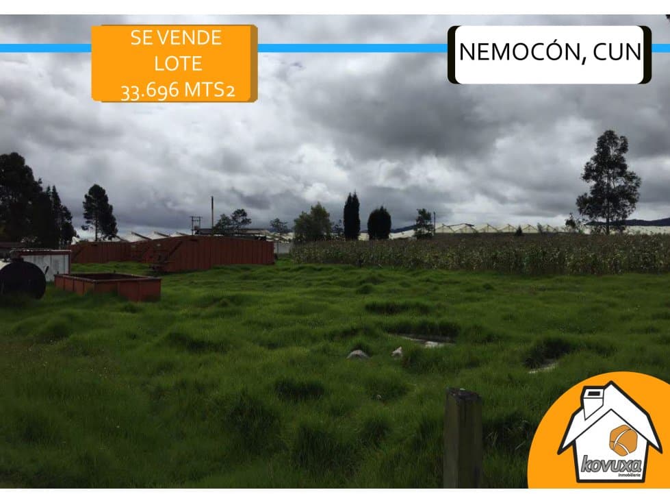 Se vende Lote en Nemocón 33.696 Mts2 - 1