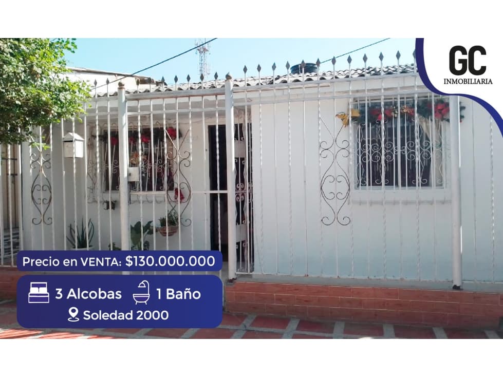 Se vende casa / Soledad 2000 - 1