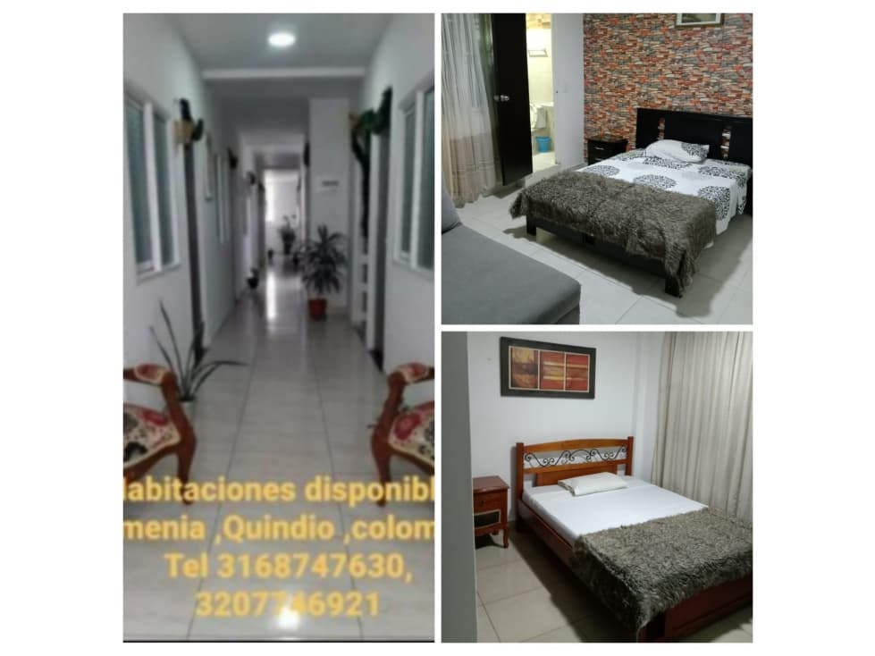 RENTA HABITACIONES NORTE ARMENIA QUINDIO COLOMBIA 3162818031 - 1