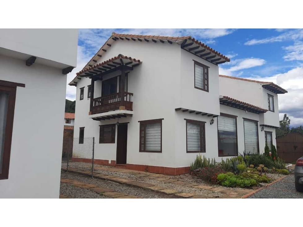 VENDÓ CASA PUEBLO - CONJUNTO - VILLA DE LEYVA - 1