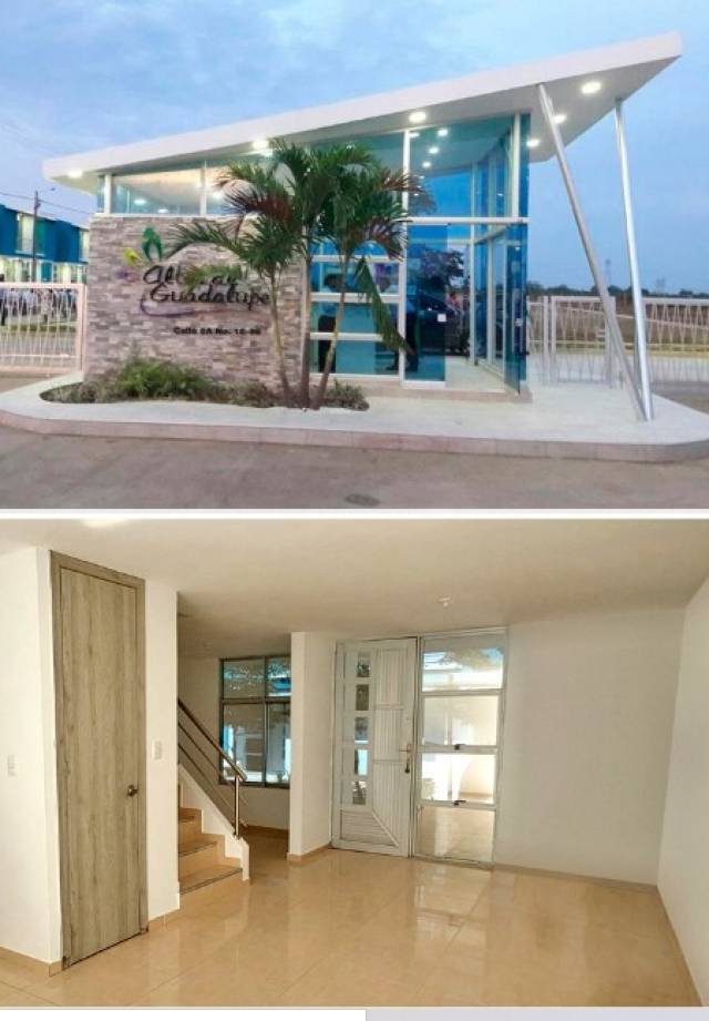Vendo hermosa casa de 2 piso ubicada en el conjunto altos de guadalupe sabanalarga atlantico - 1